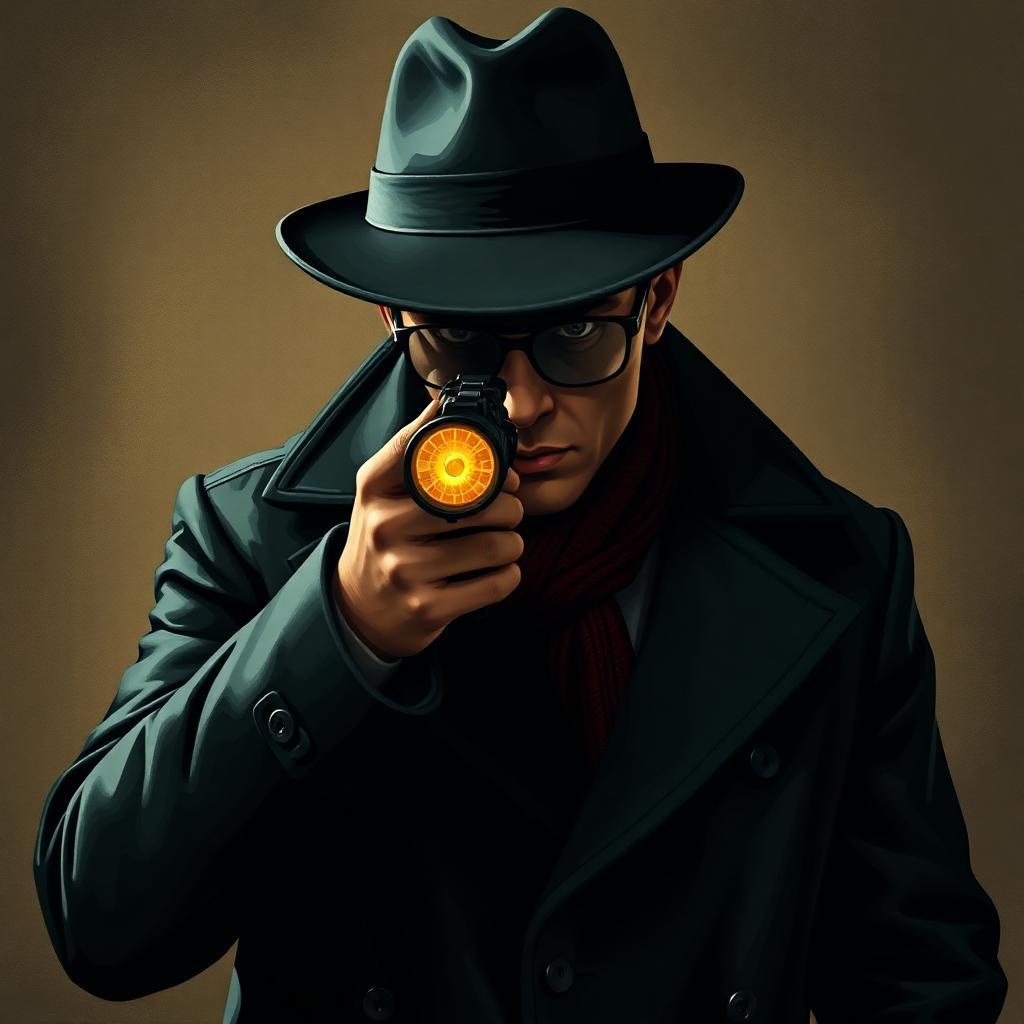 A secret agent spy