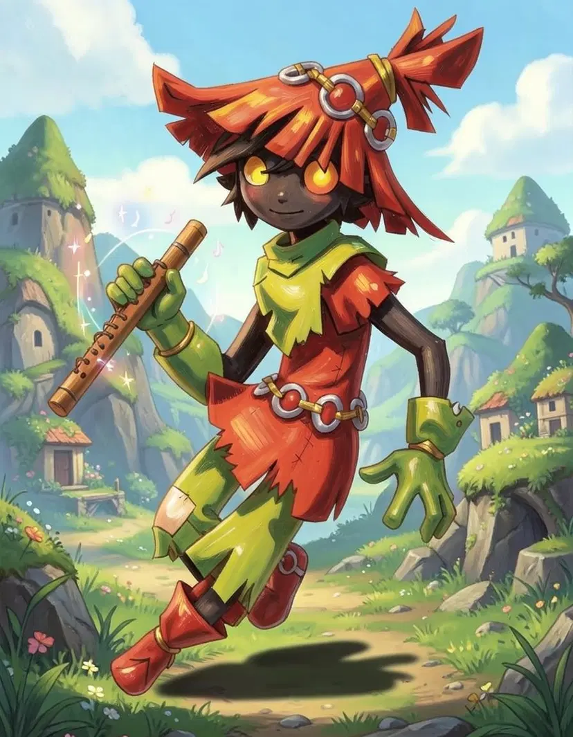 Jinx, a Zelda OC made on GenTube