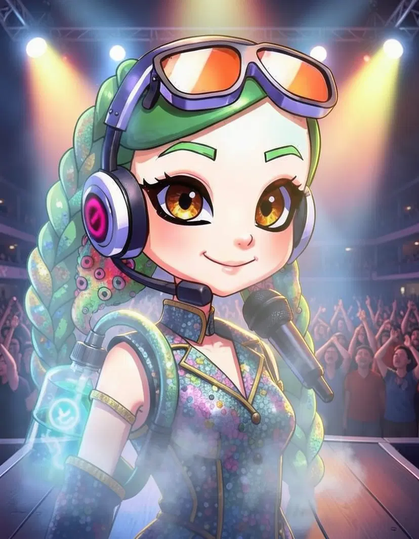 GlimmerInk, a Splatoon OC made on GenTube