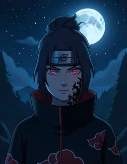 Uchiha Shino, a Naruto OC made on GenTube