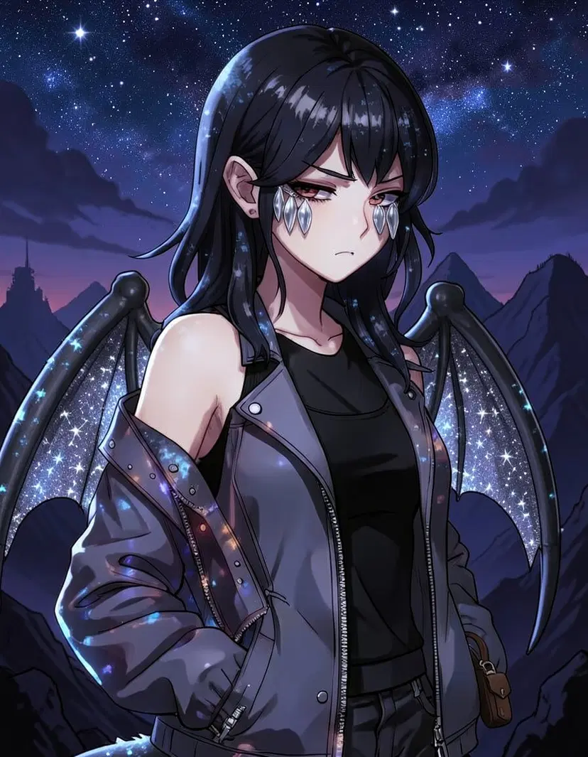 Nightstar, a Wings of Fire OC made on GenTube