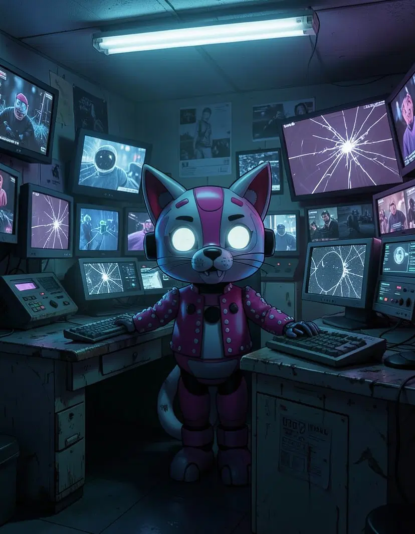 Kitty, a FNAF OC made on GenTube