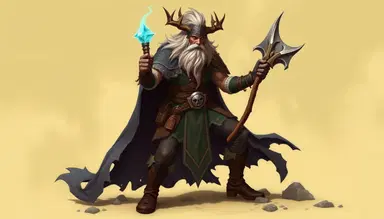 create dnd character art, fantasy character for dnd party