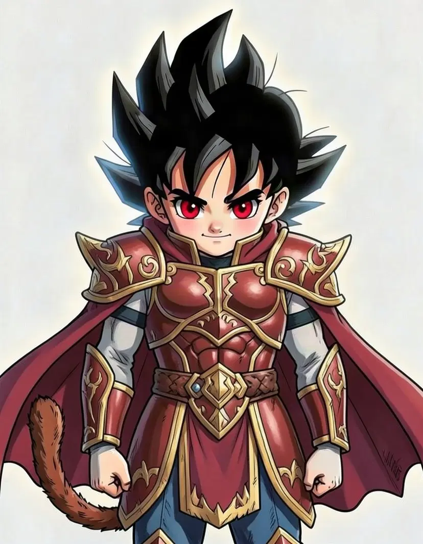 Ryke, a Dragon Ball OC made on GenTube