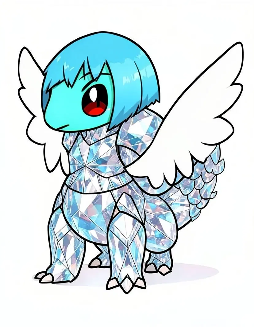 Tideix, a Pokemon OC made on GenTube
