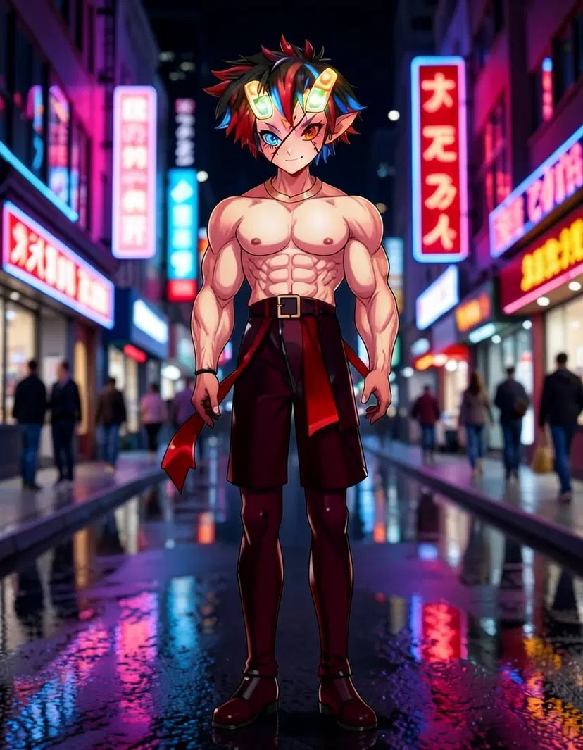 acher, a KPop Demon Hunters OC made on GenTube