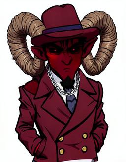 Crimson Haze, a Hazbin Hotel OC made on GenTube