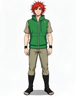 Crimsonflare, a Naruto OC made on GenTube