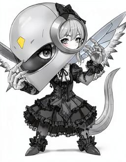 Key, a Murder Drones OC made on GenTube