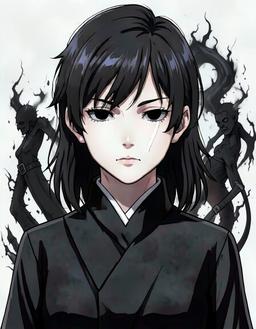 Ryuxa, a Jujutsu Kaisen OC made on GenTube