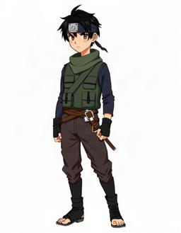 Kazeleaf, a Naruto OC made on GenTube