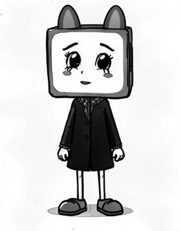 Blocky B, a Dandy's World OC made on GenTube