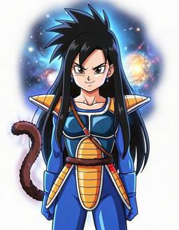 Crystal, a Dragon Ball OC made on GenTube