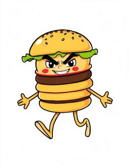 Burgernaut, a Dandy's World OC made on GenTube