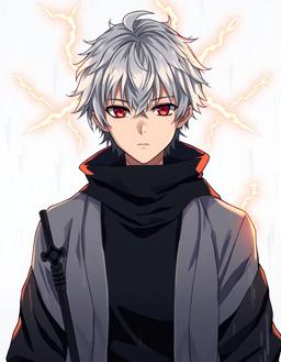 Ravenflare, a Jujutsu Kaisen OC made on GenTube
