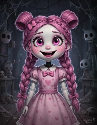 Lily Love Braids from poppy playtime chapter 5