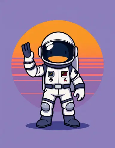 Among Us crewmate character in classic vector art style, centered composition, vibrant solid colors with clean outlines. Iconic spacesuit design with smooth shading and rounded edges. Playful cartoon aesthetic with crisp details and bold colors matching official game style. Single character optimized for t-shirt printing.
