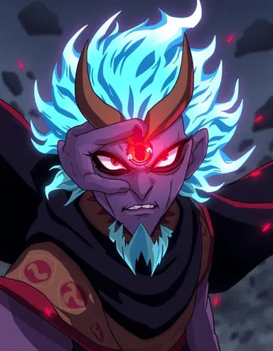 Create evil eye from Dandadan the anime