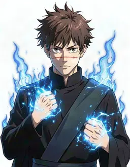 Kenji, a Jujutsu Kaisen OC made on GenTube
