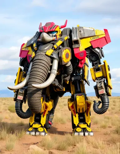 a elephant transformers autobot