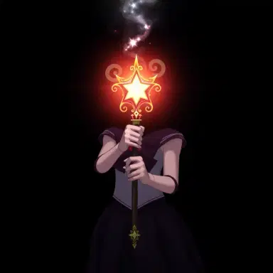 new modified prompt: sailor moon magical anime wand gothic dark