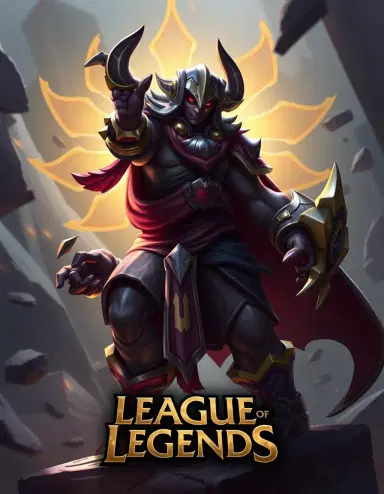 League of Legends character. video game player