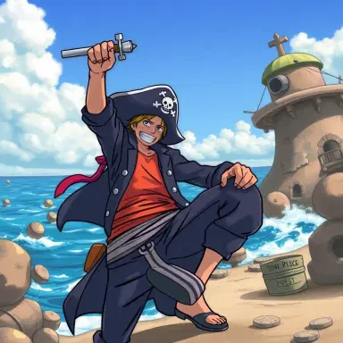 one piece character pirate