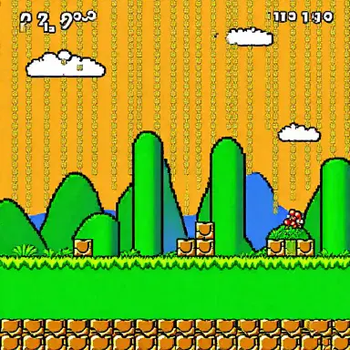 a nintendo super mario game with a mario bros theme, super mario bros 1 9 8 5, mario bros game screen, super mario bros, mario bros, super mario, super mario in matrix, video game screenshot, super mario theme, super mario pixel art, mario world, inspired by Mario Comensoli, mario theme, hero world nintendo, videogame screenshot, game screenshot