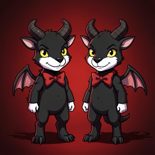 Razzle and Dazzle from Hazbin Hotel