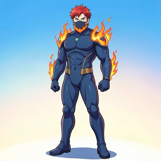 Endeavor (Enji Todoroki) from My Hero Academia