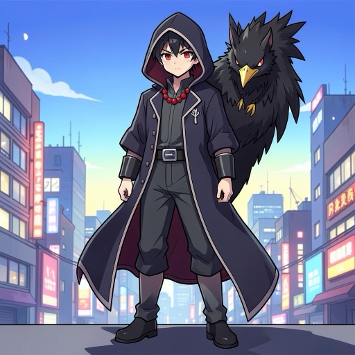 Fumikage Tokoyami (Tsukuyomi) from My Hero Academia