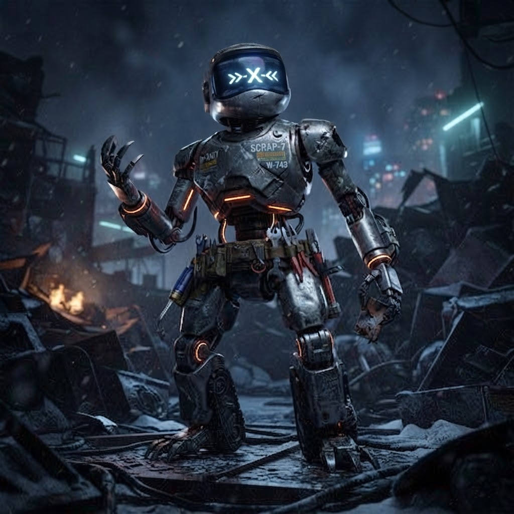 Maintenance — a kind of Murder Drones character, painted on GenTube
